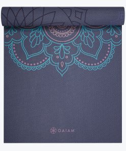 Premium Reversible Purple Illusion Yoga Mat (6mm)